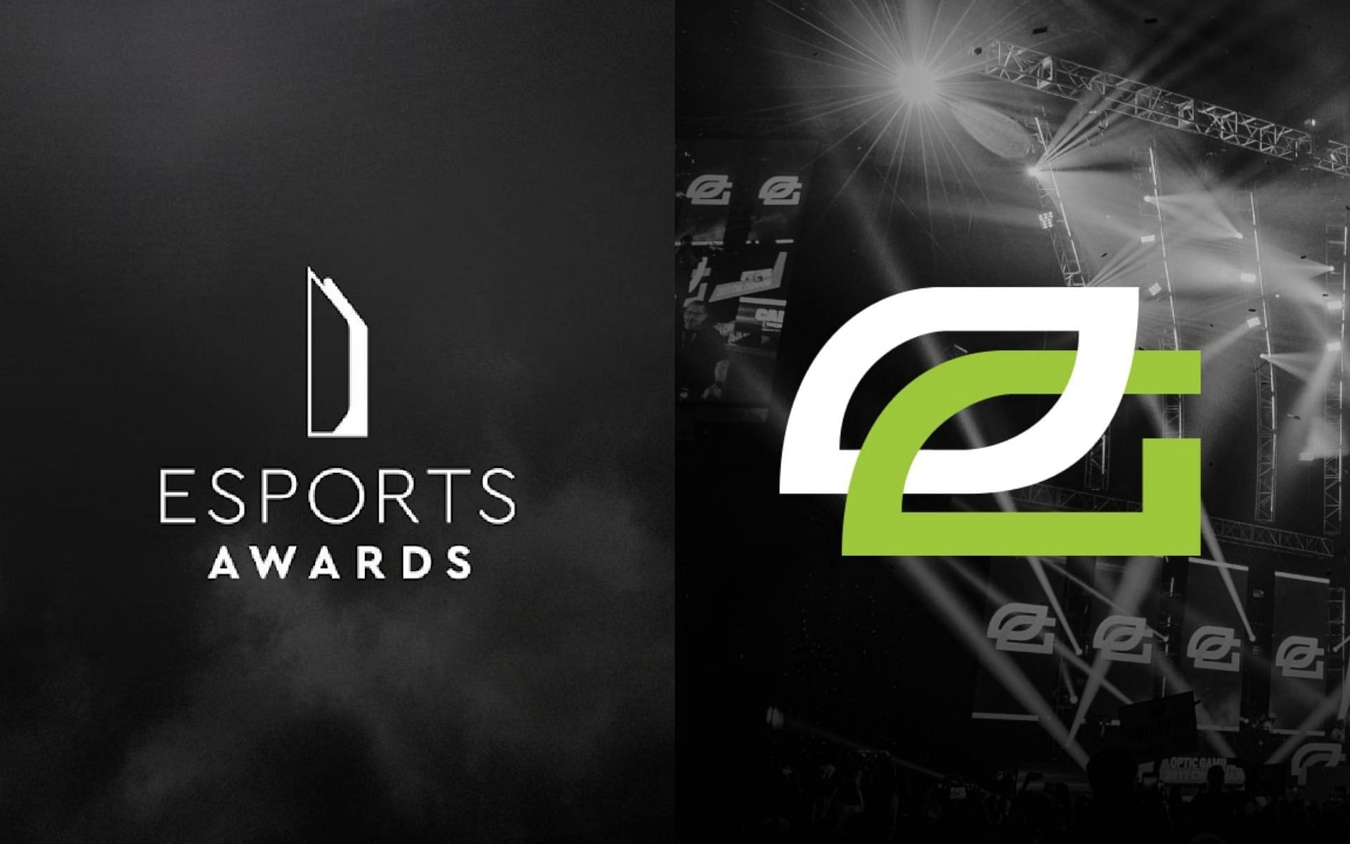 OpTic Gaming wins Esports Organization of the Year (Images via Esports Awards and OpTic Gaming)