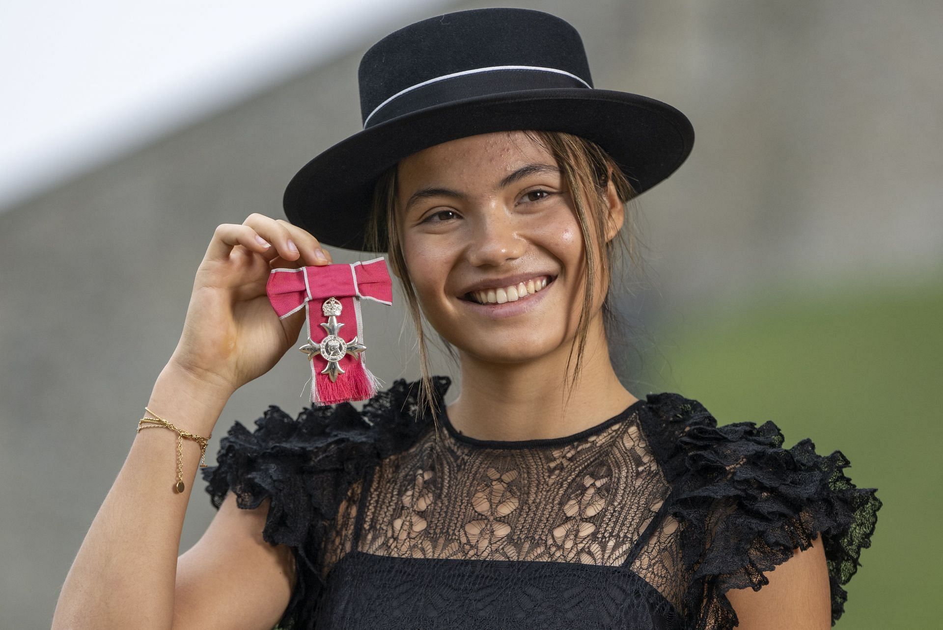 Emma Raducanu was recently awarded the MBE for her services.