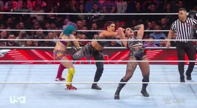 WWE RAW: Bayley defeats Asuka and top WWE star in the first triple