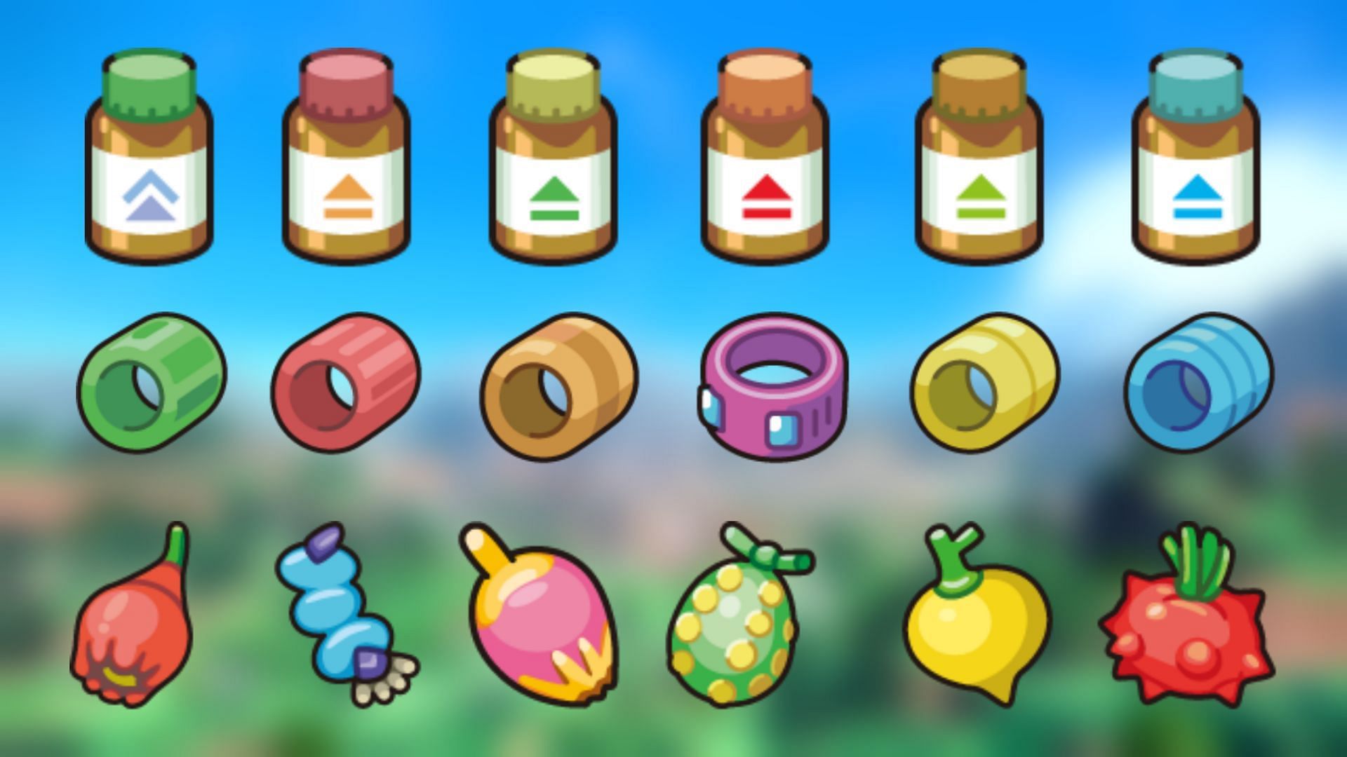 Some very important items essential to EV training in Pokemon Scarlet and Violet