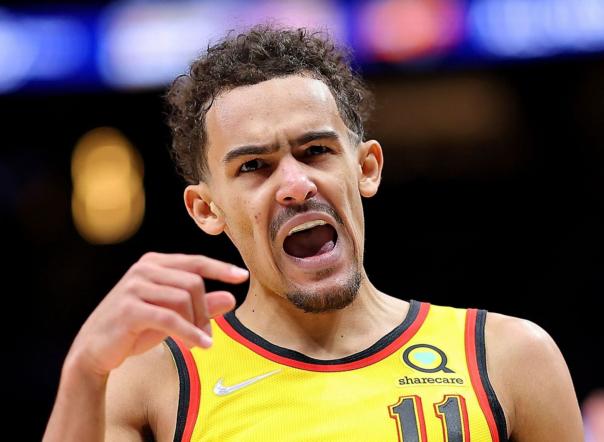 Ballislife.com on X: Trae Young will forever be a legend for this Seals  the game while crowd is chanting overrated then takes a bow. #Legendary  @TheTraeYoung  / X