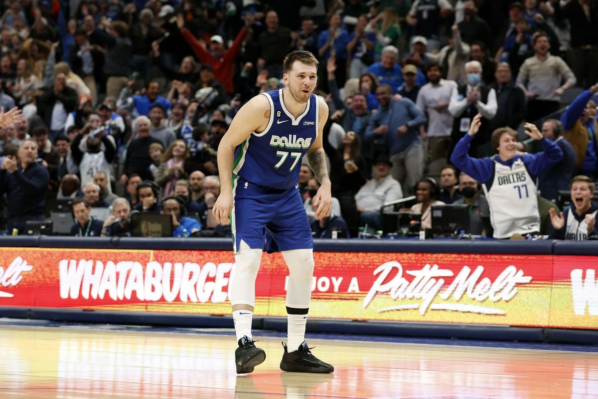 What has been Luka Doncic's defensive rating over the years, including