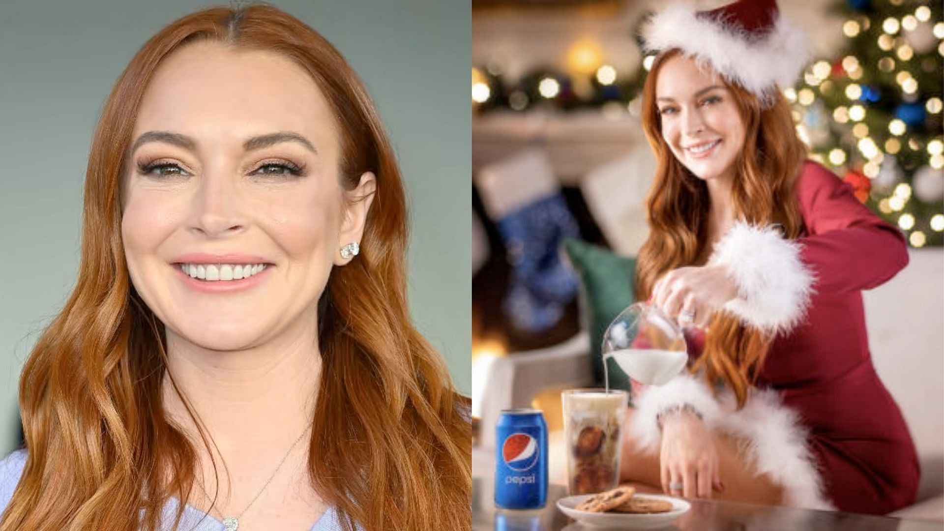 Lindsay Lohan x Pepsi pilk ad leaves people confused (image via Twitter)