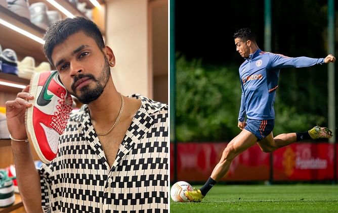 "Cristiano Ronaldo is one of my favorites and a big-time inspiration" - Shreyas Iyer