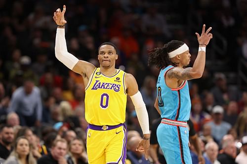 LA Lakers guard Russell Westbrook