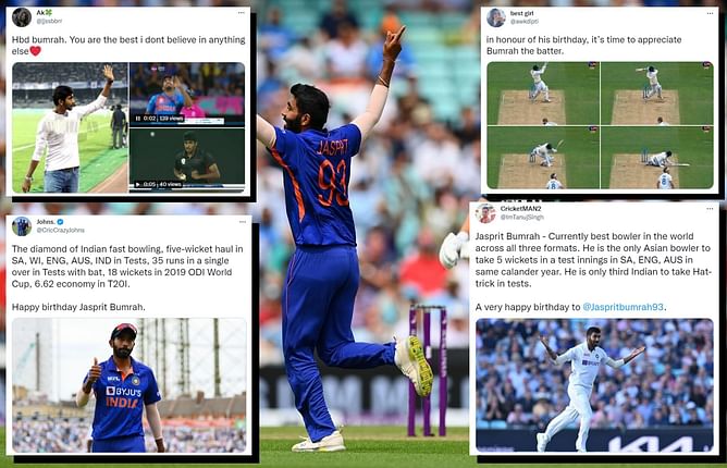 "The diamond of Indian fast bowling" - Twitterati wish Jasprit Bumrah as Indian pacer turns 29