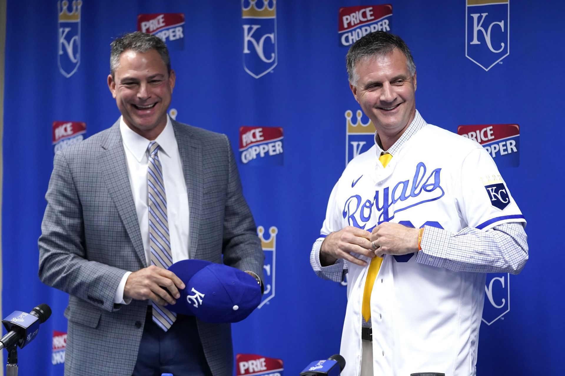 Kansas City Royals introduce Matt Quatraro as manager.