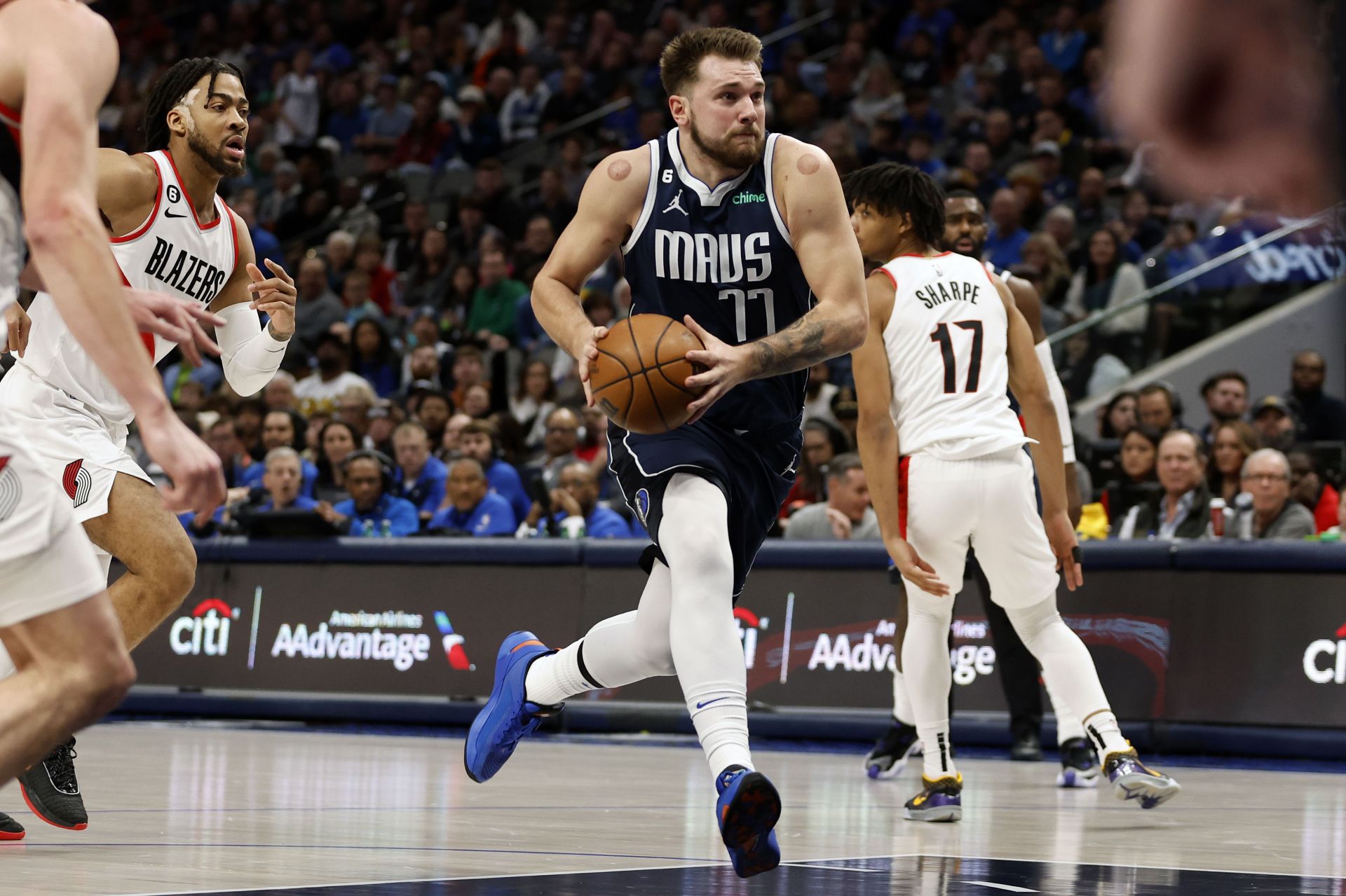 Luka Doncic of the Dallas Mavericks