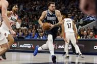 Luka Doncic of the Dallas Mavericks
