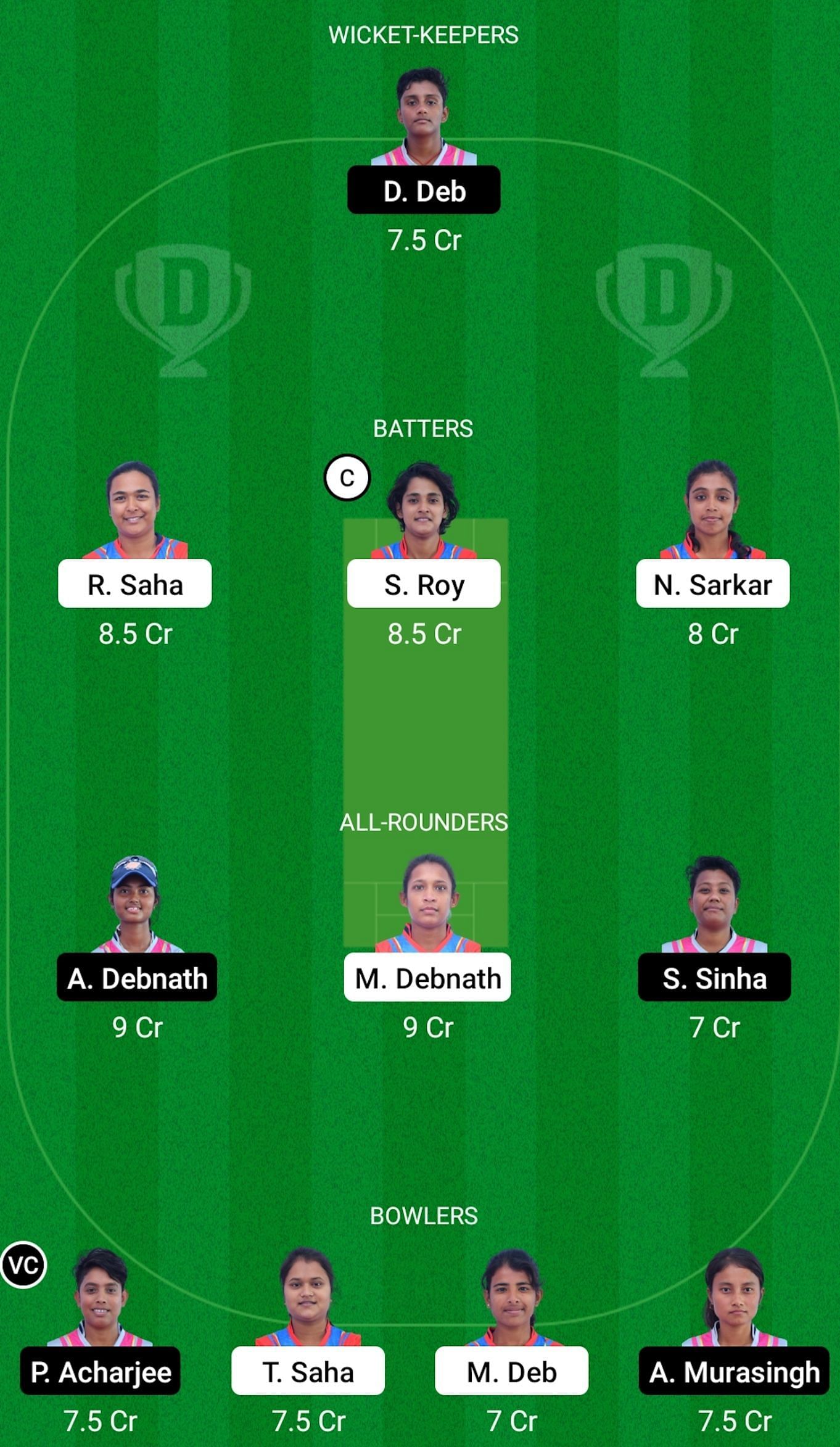 WTT-W vs DWR-W Dream 11 Prediction, Grand League