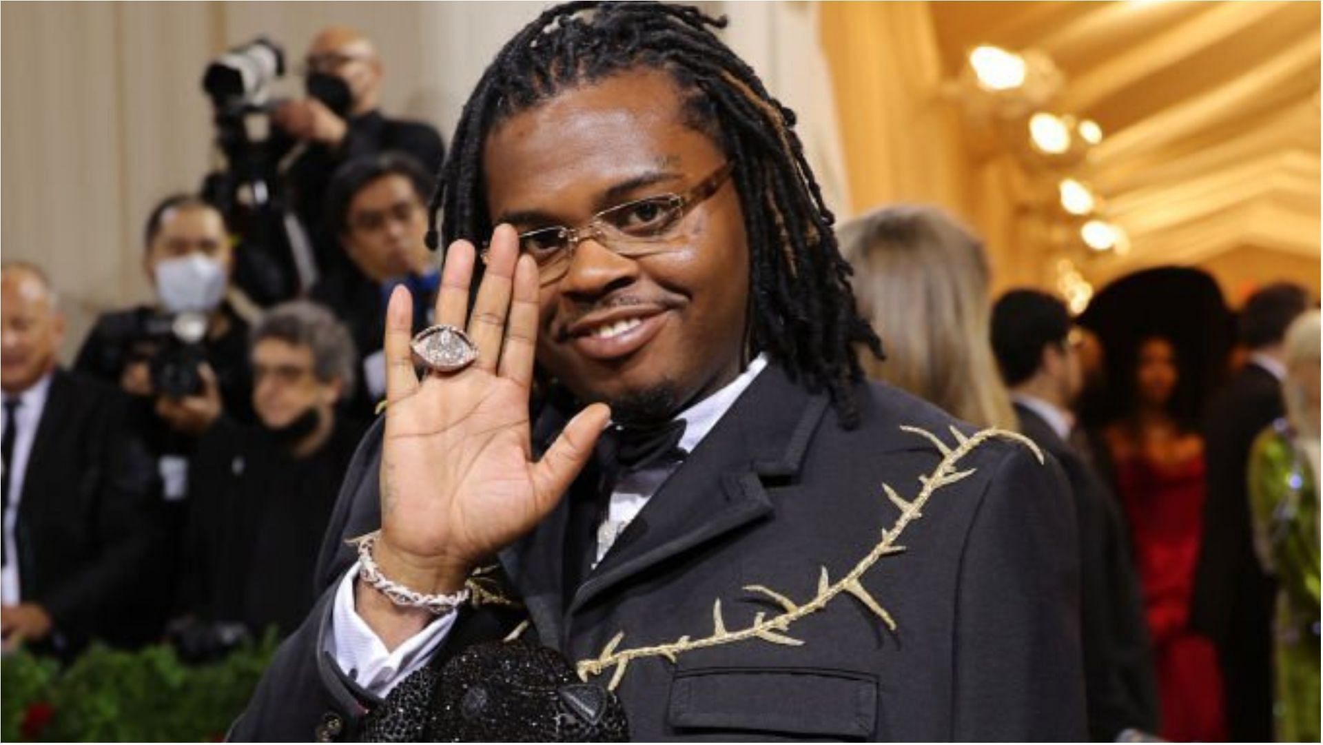 Gunna is being released from prison after making a plea deal (Image via Mike Coppola/Getty Images)