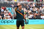 Juan Martin del Potro at the Fever-Tree Championships.