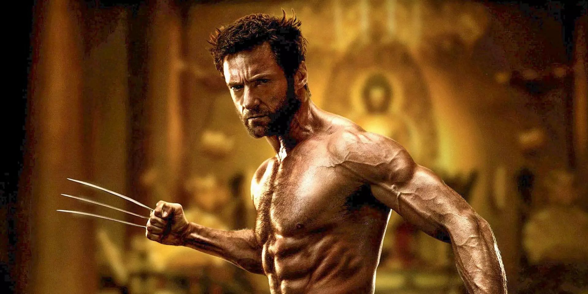 One of Jackman&#039;s go-to exercises is the bench press (Photo courtesy Marvel)