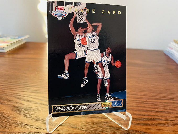 : 1993 Classic Shaquille O'Neal Magic Draft Pick Basketball Card  #104 : Collectibles & Fine Art