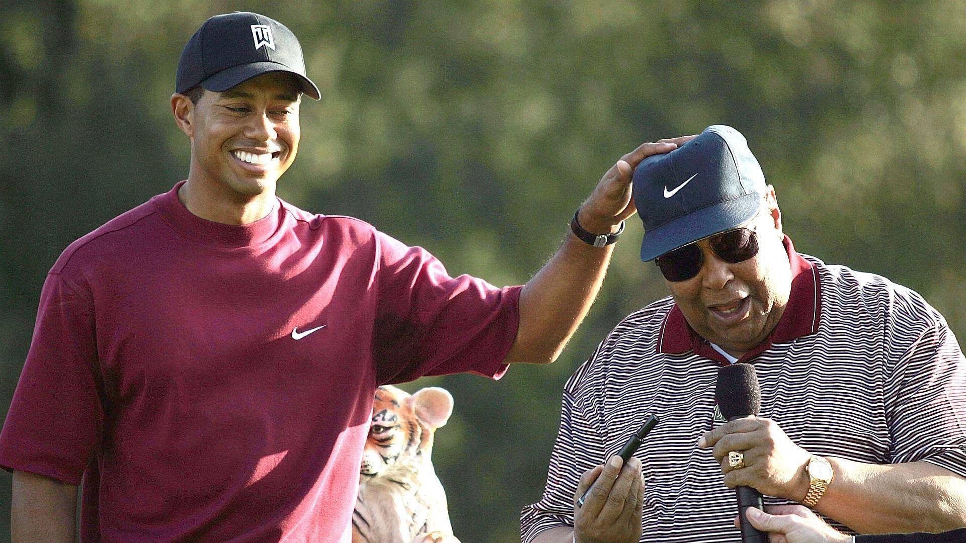 Earl Woods used various distraction tactics on his son Tiger