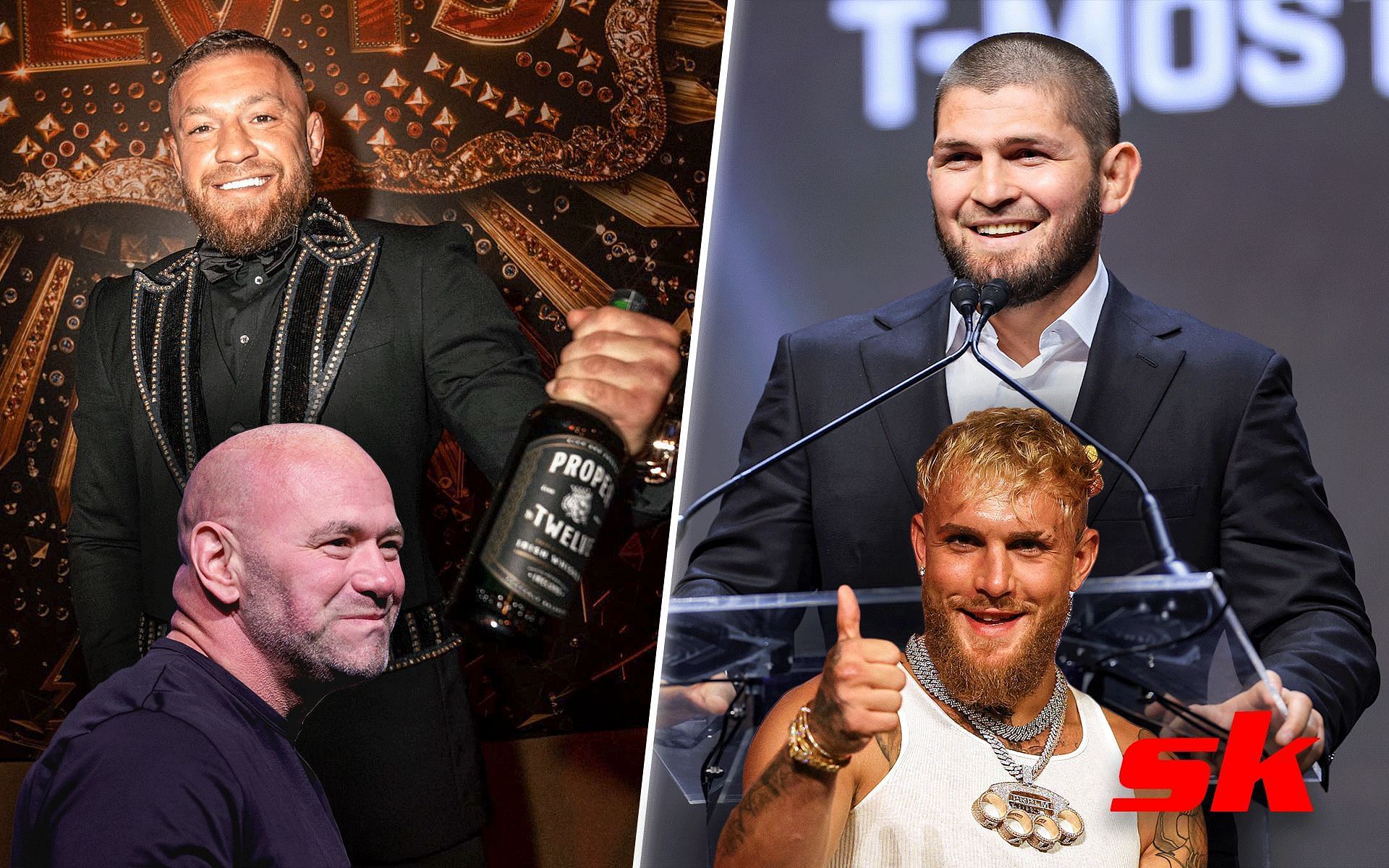 What if UFC rivals played Secret Santa? [Images via: @thenotoriousmma on Instagram]