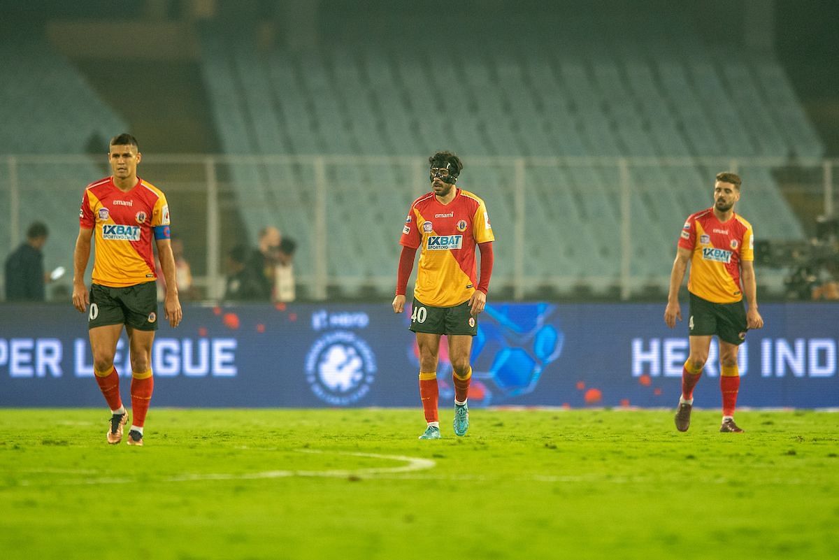 East Bengal lost the game 0-3 (Image courtesy: ISL Media)