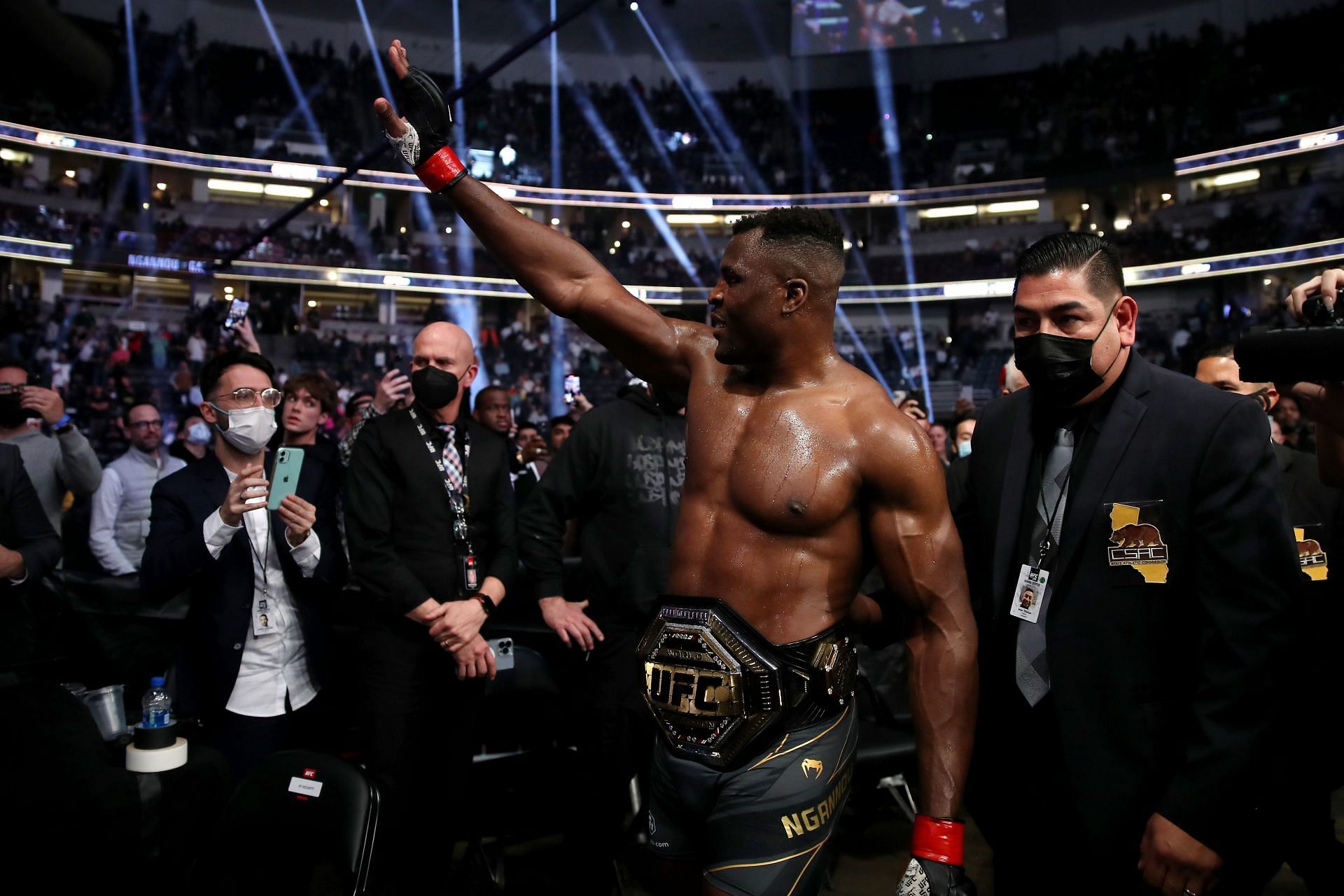 Will Francis Ngannou become the first champion to walk away from the UFC since 2004?