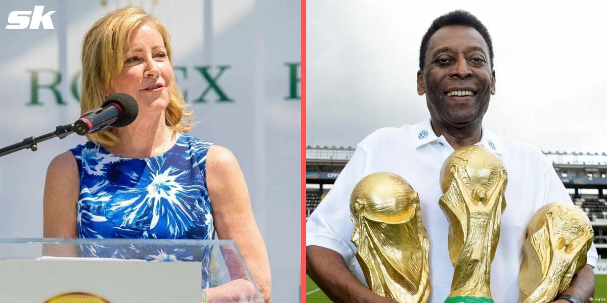Chris Evert mourns soccer legend Pele
