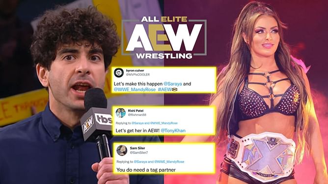 "Tony Khan needs to hire Mandy Rose" - Wrestling fans want AEW to bring in released WWE Superstar as a mystery partner for 2-time Divas Champion