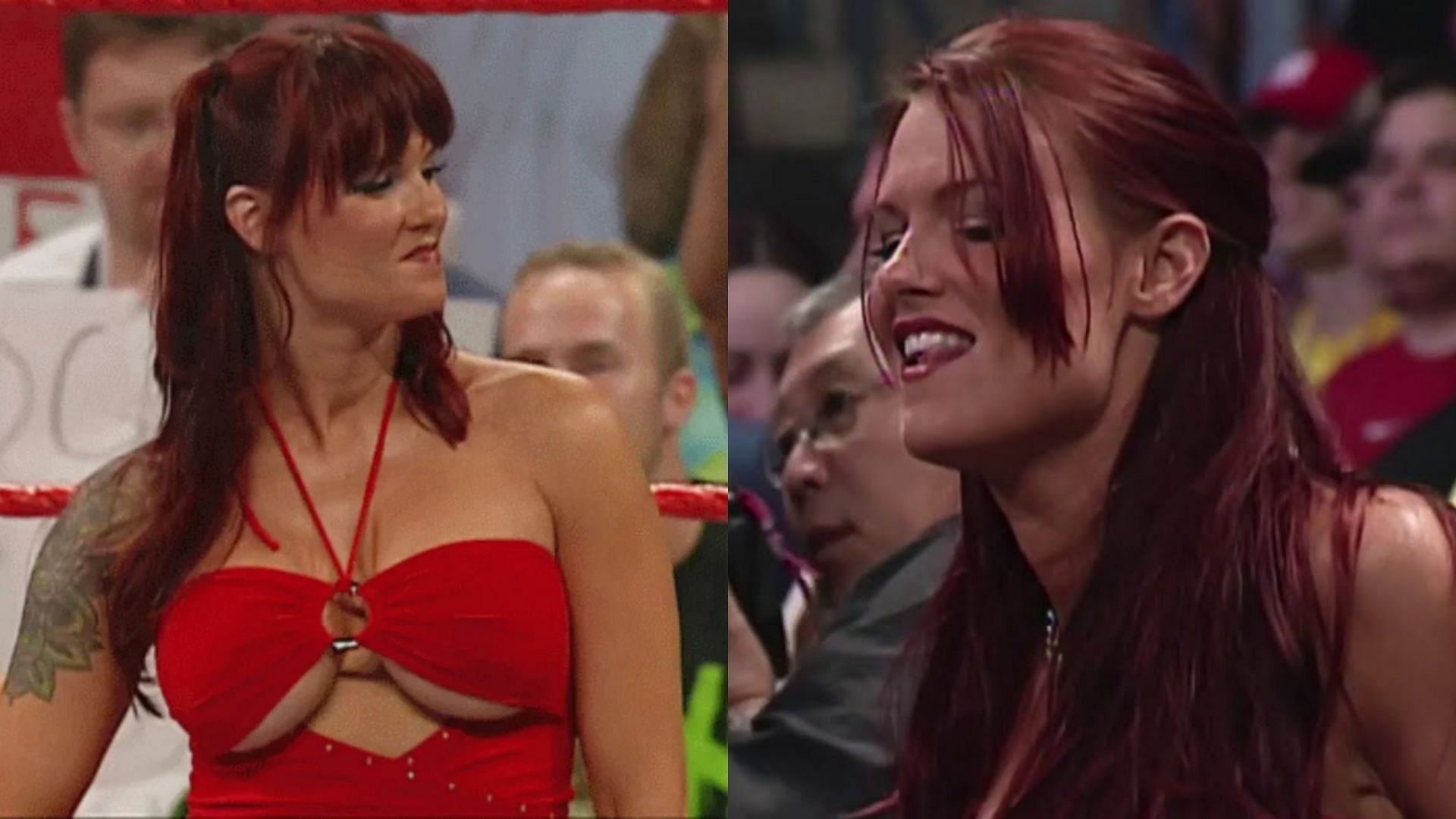 Oh man, we just saw Lita's boob! - When 4-time Women's Champion