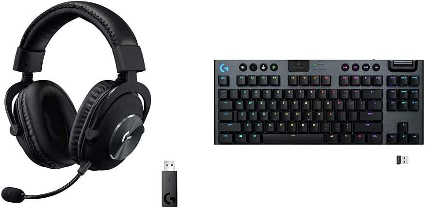 The Lightspeed wireless headset and the G915 TKL are being offered as a combo (Image via Amazon)
