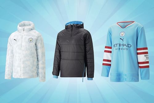 The newly released Puma x Manchester City winter apparel pack keeps you warm and stay blue this winter season (Image via Sportskeeda)