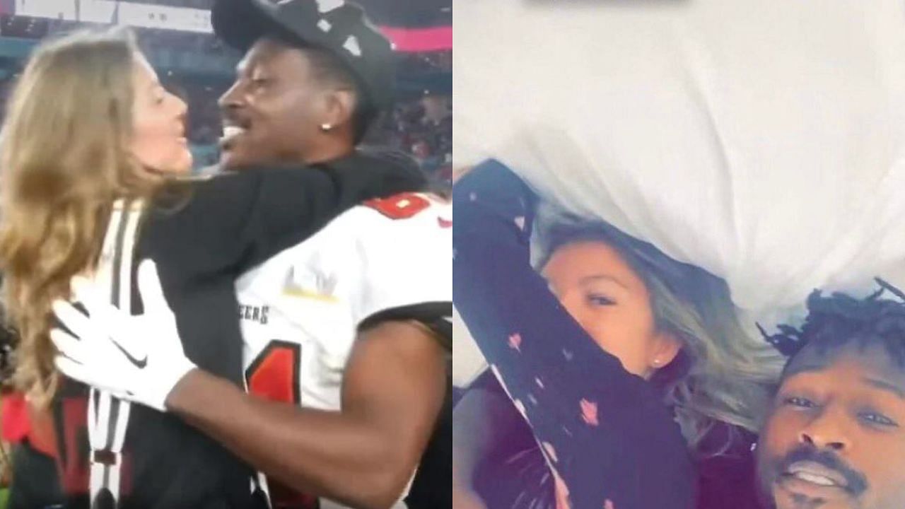 Social media left speculating as Antonio Brown posts photo in bed with  Gisele Bundchen lookalike