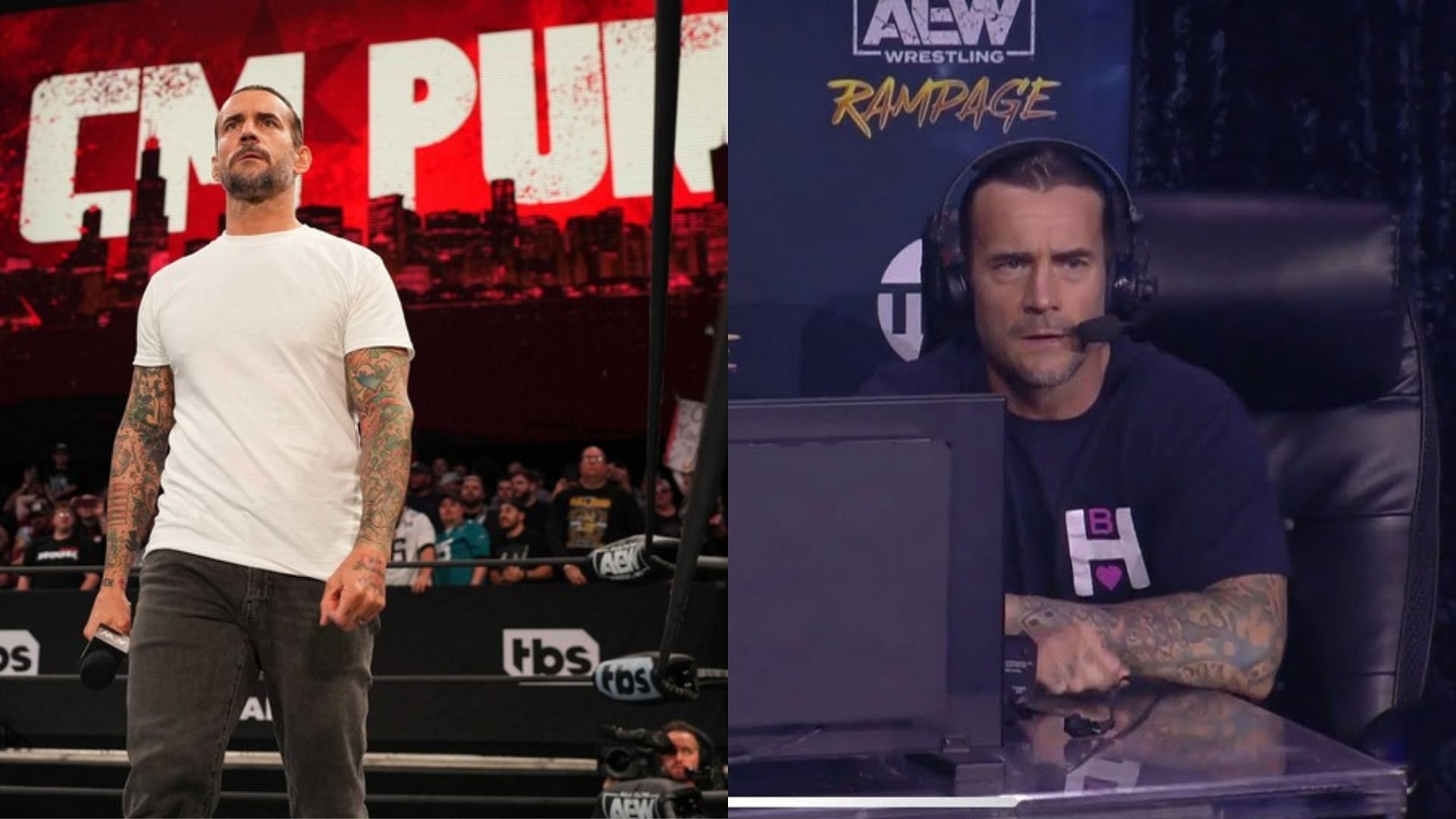 CM Punk was on commentary duty for CFFC once again