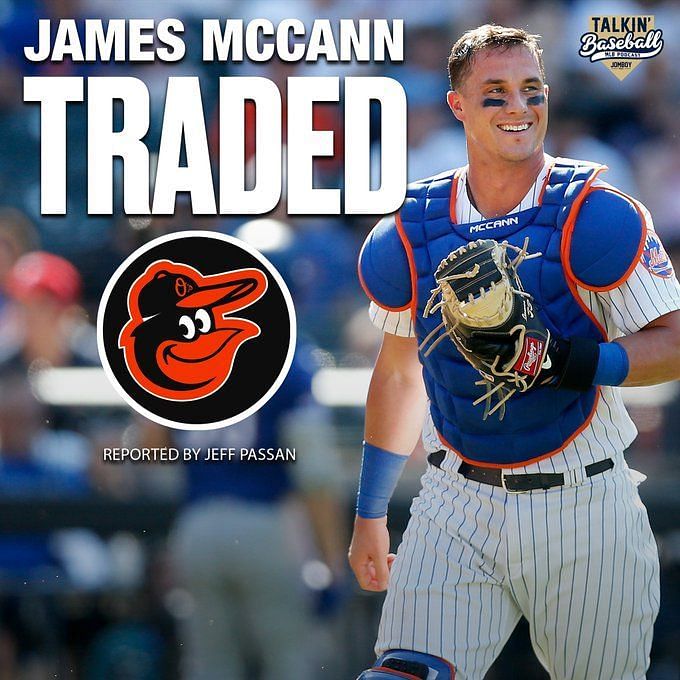 Orioles acquire catcher James McCann from Mets; Nevin designated for  assignment 