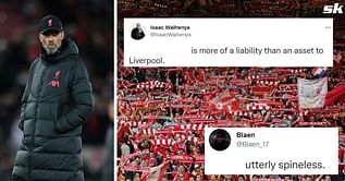 Got slutted out differently” – Fans blast Liverpool star for ‘utterly spineless’ display in 3-1 loss to Brentford