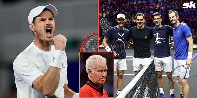 "Legendary" Andy Murray not regarded enough because of Roger Federer, Rafael Nadal, Novak Djokovic, believes John McEnroe, hails Brit's epic win