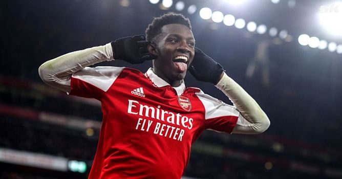 "If only they knew" - Newcastle United star sends message to Arsenal star Eddie Nketiah after Manchester United brace