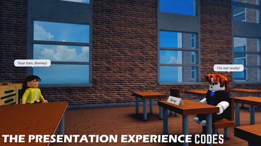 Roblox The Presentation Experience códigos (março de 2023) - Jugo Mobile