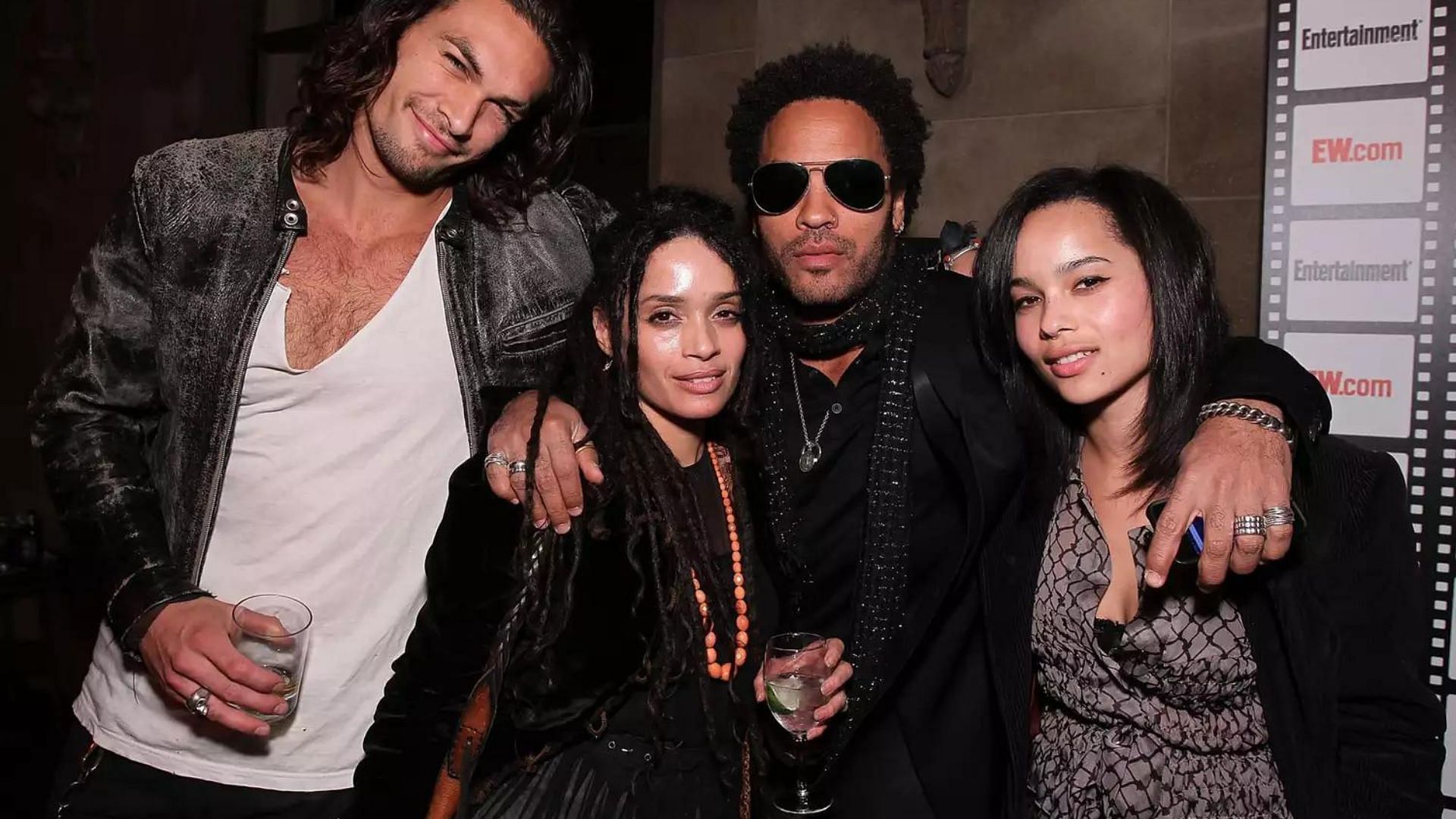 Jason Momoa and Lenny Kravitz have matching bone-skull rings (Image via Getty/WireImage)