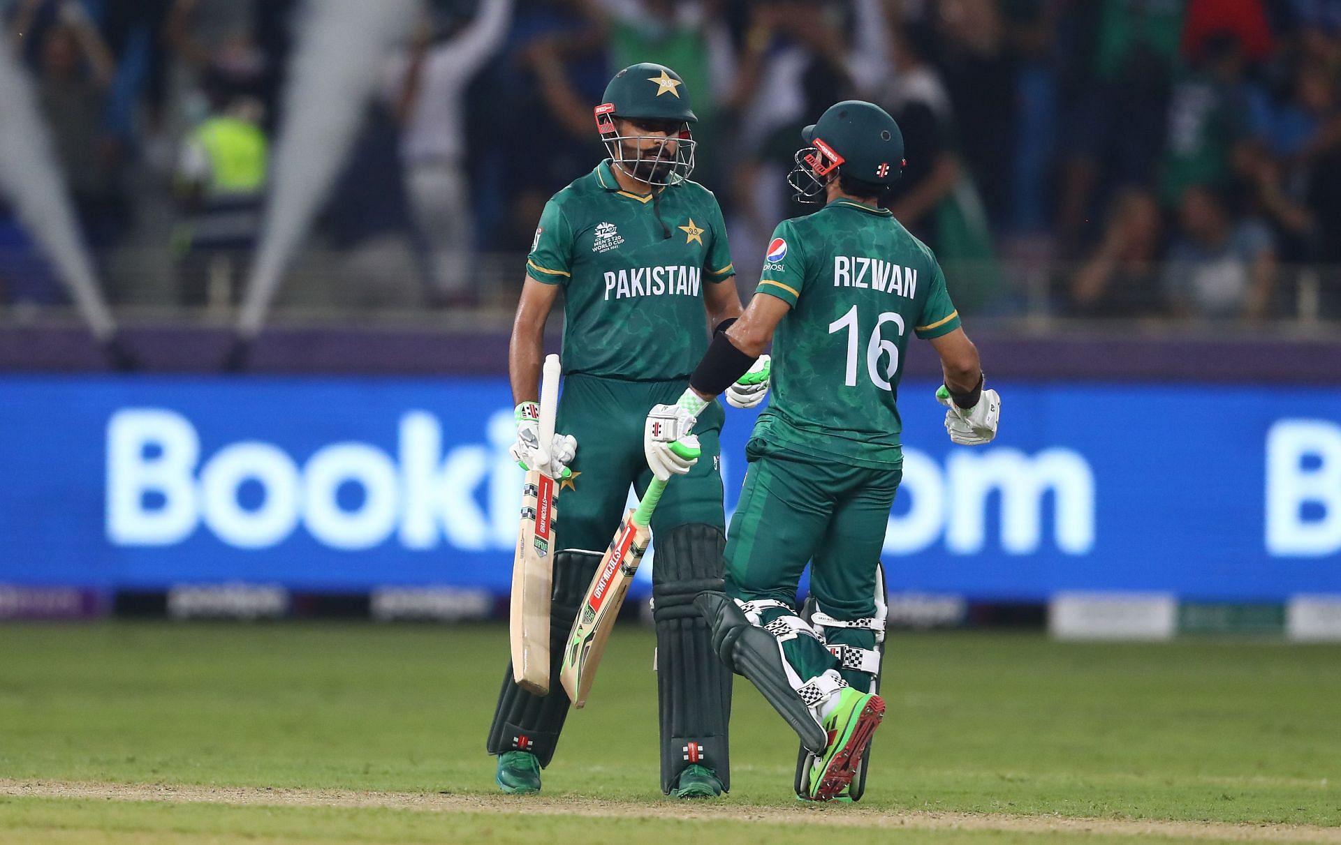 Babar Azam and Mohammad Rizwan. (Image Credits: Twitter)