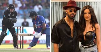 "How's this out?" - Hardik Pandya's wife Natasa Stankovic shocked by Indian vice-captain's dismissal in 1st IND vs NZ ODI