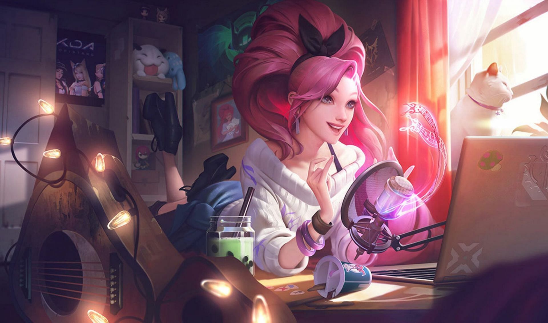 Seraphine, The Starry-Eyed Songstress (Image via Riot Games - League of Legends)