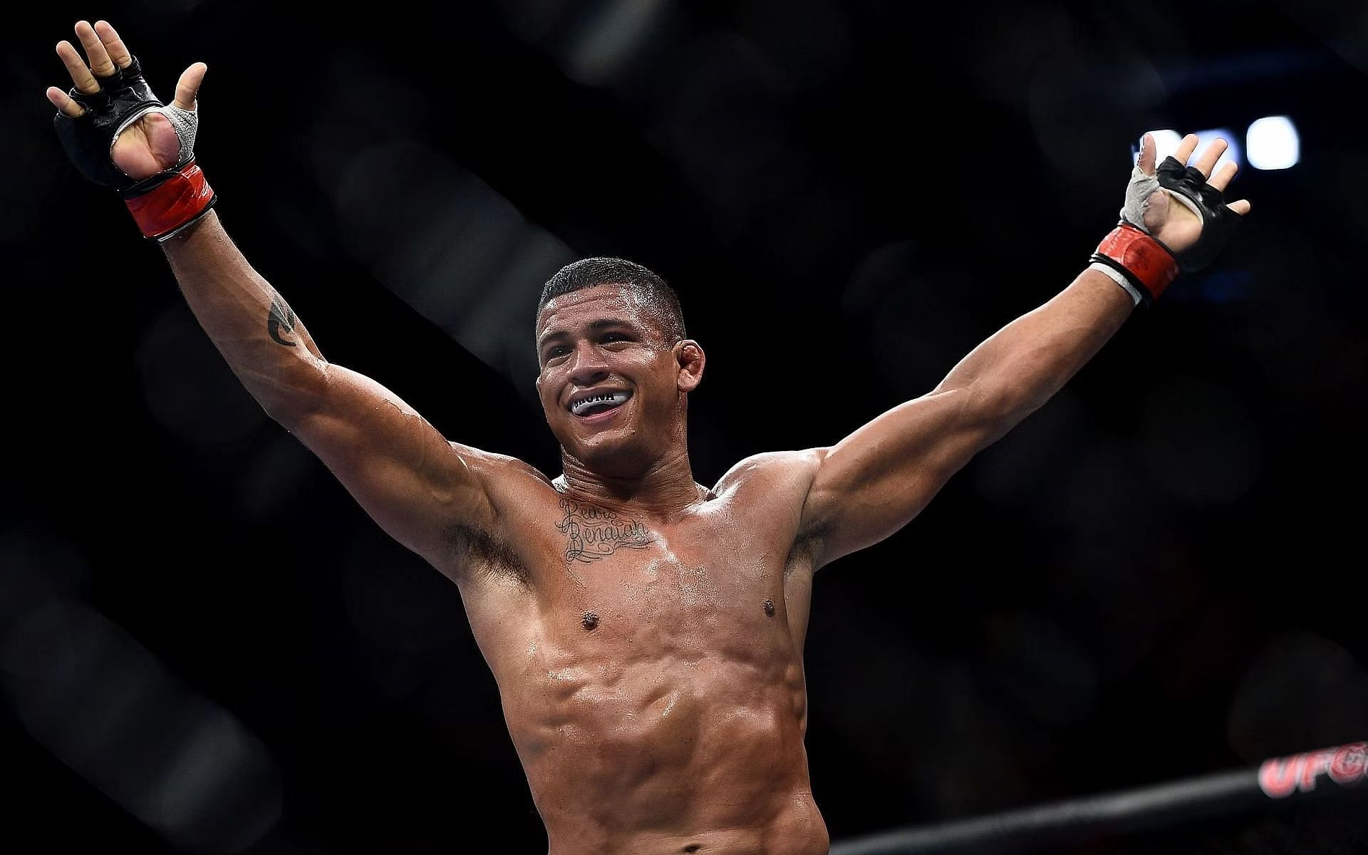 Gilbert Burns produced one of the best finishes at UFC 283