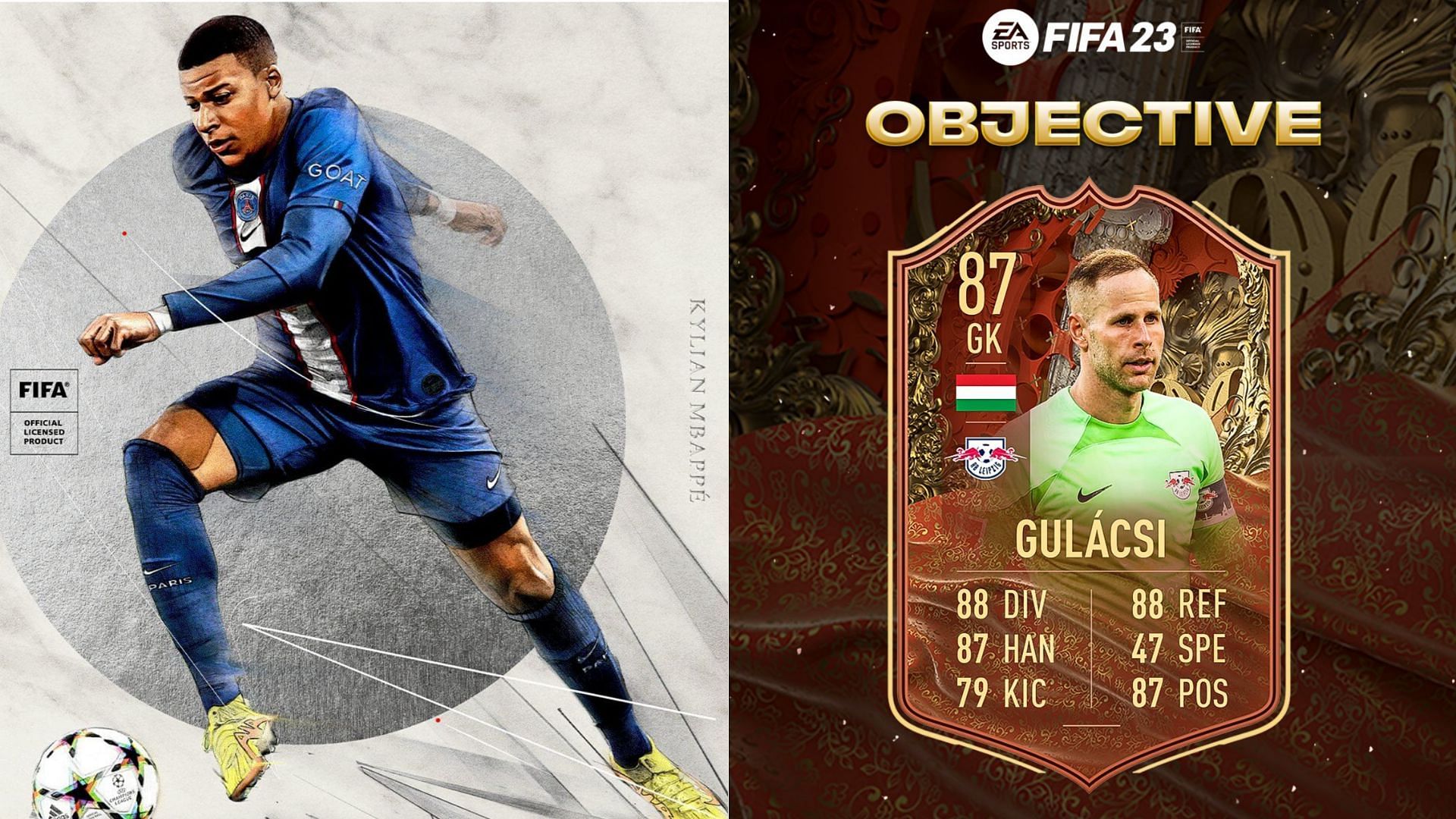 Gulacsi is set to get a special card in the upcoming promo (Images via EA Sports, Twitter/FUT Sheriff)