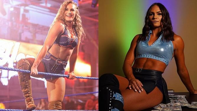 WWE star Fallon Henley reacts with three-word tweet after earning a title shot with rival Kiana James