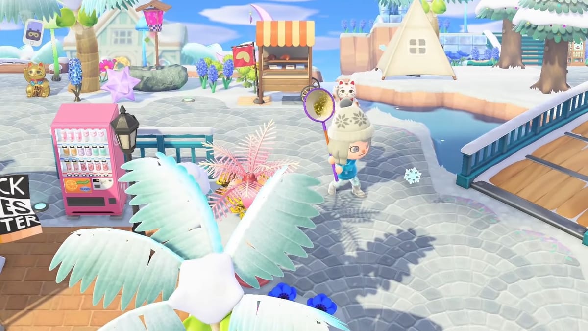 How to catch snowflakes in Animal Crossing New Horizons?
