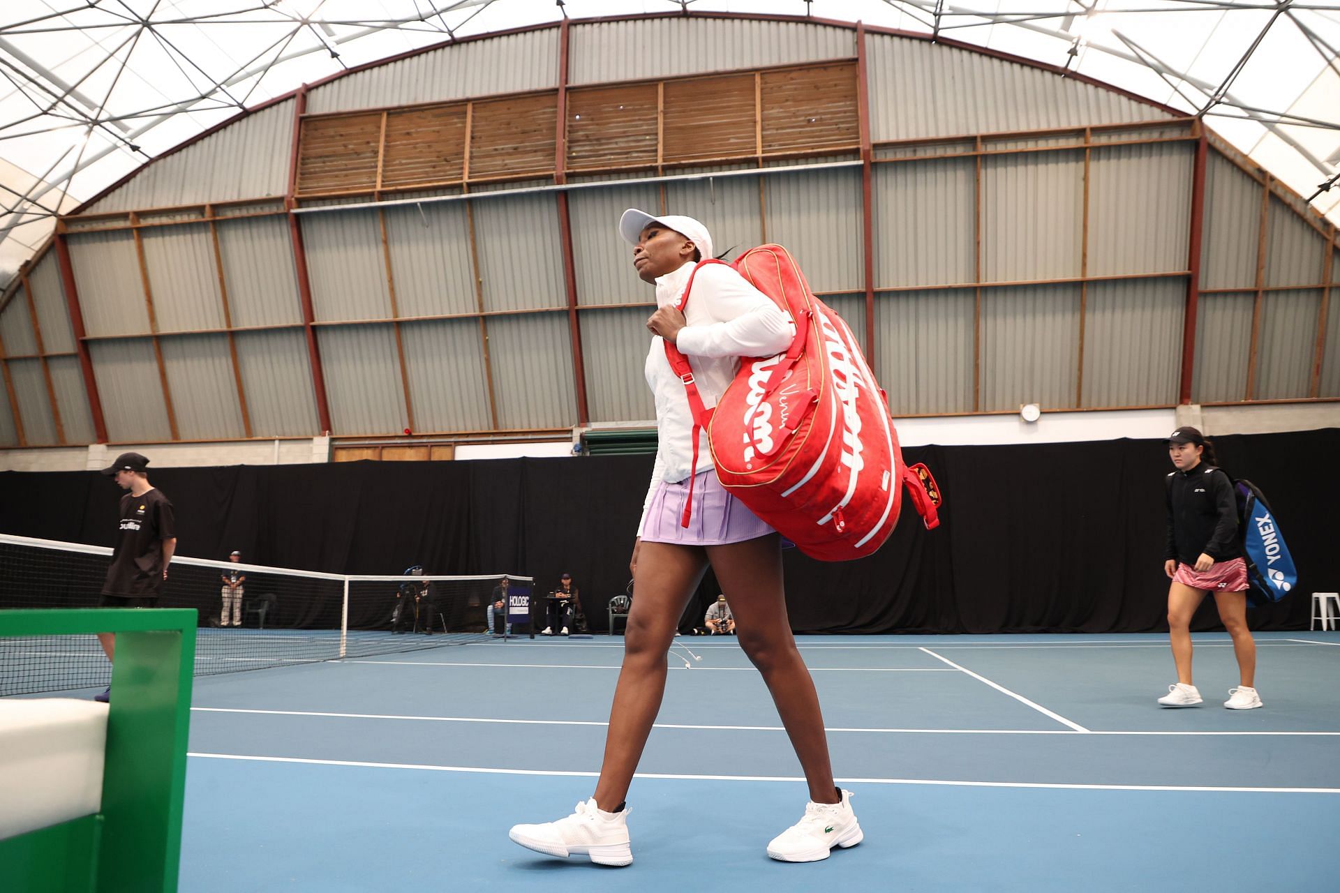 Venus Williams after her final match at the ASB Classic