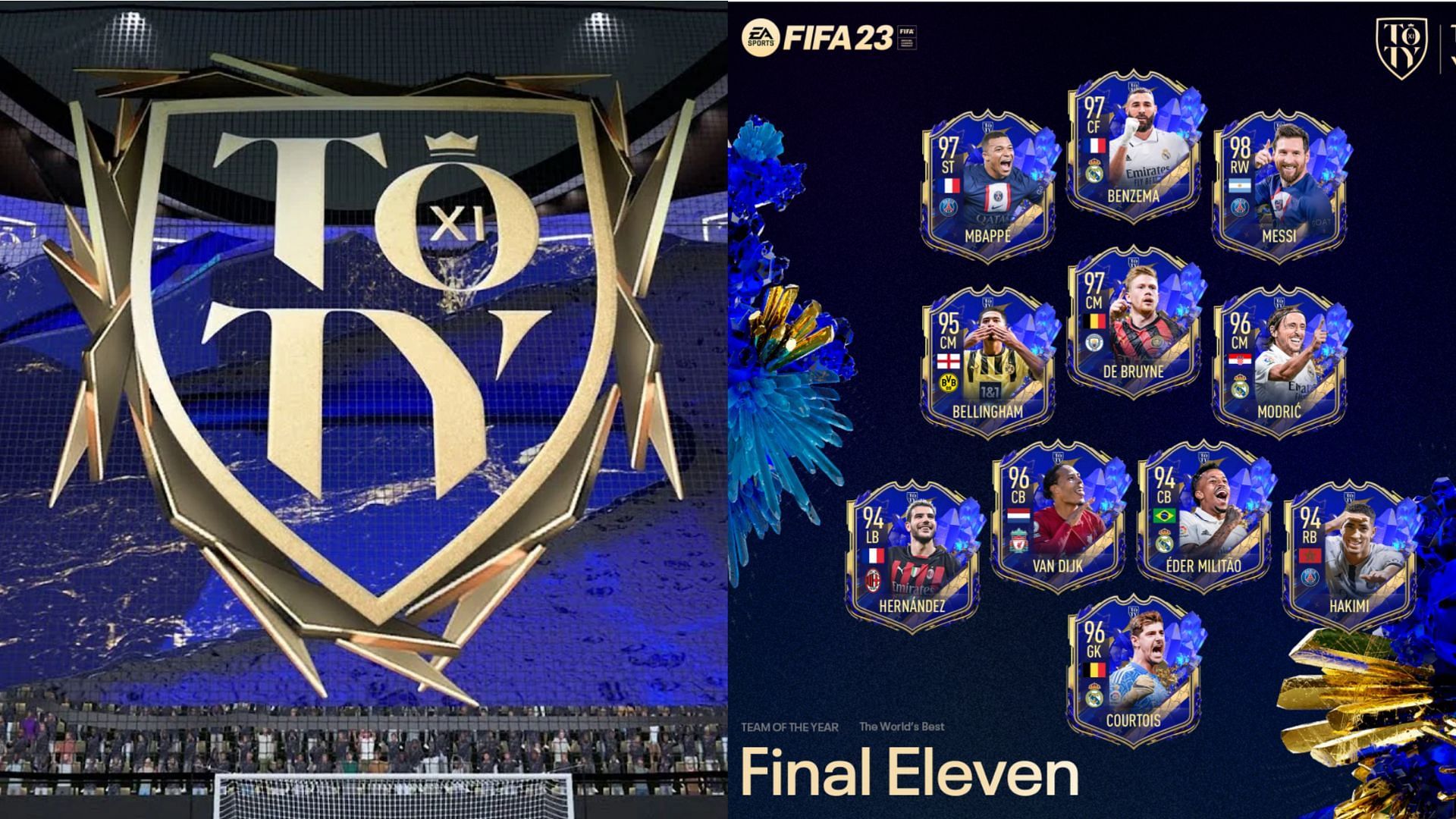 It makes some sense for players to complete the League Upgrades while the TOTY promo is still active (Images via EA Sports)