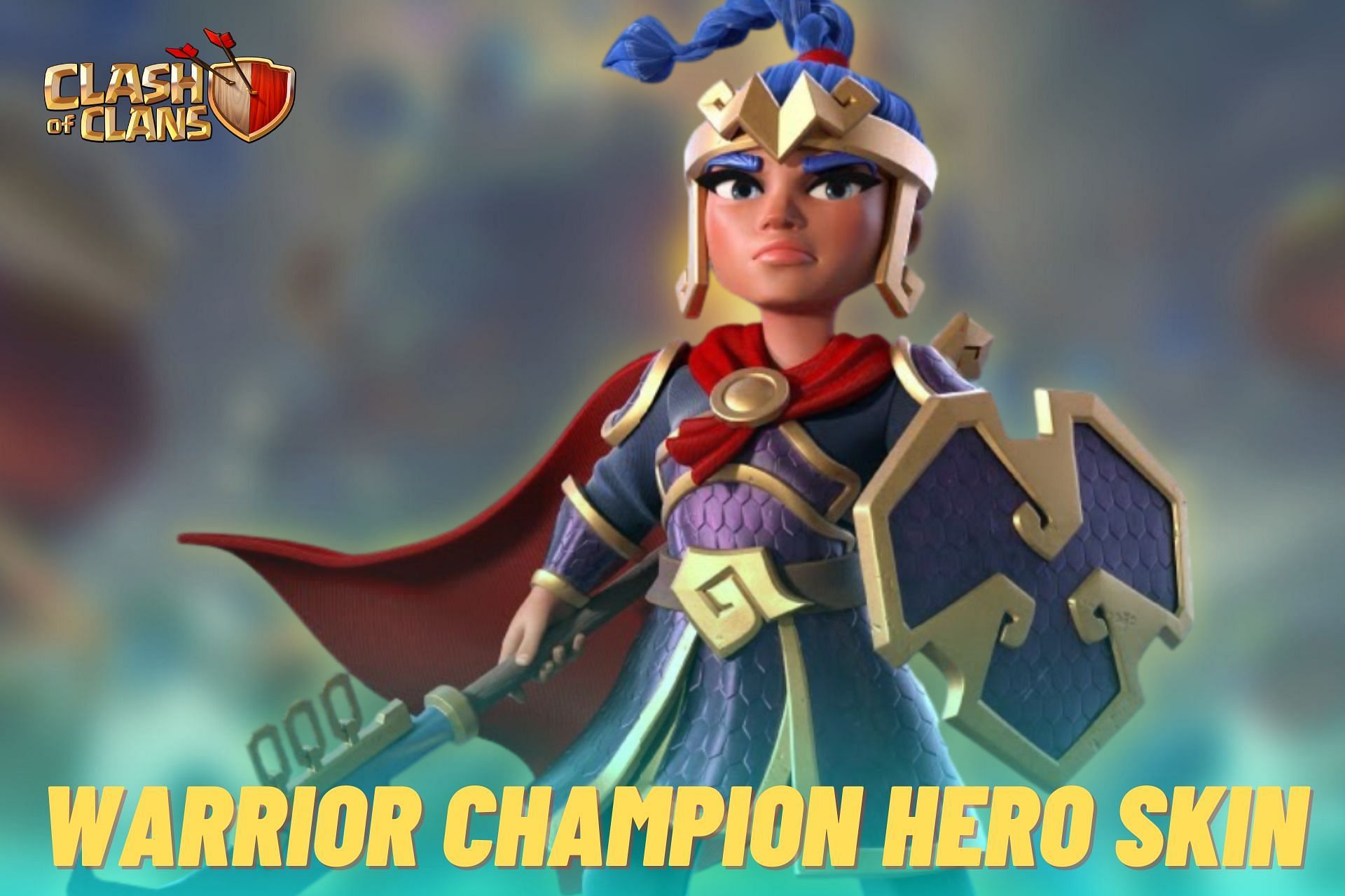 Warrior Champion hero skin in Clash of Clans (Image via Sportskeeda)
