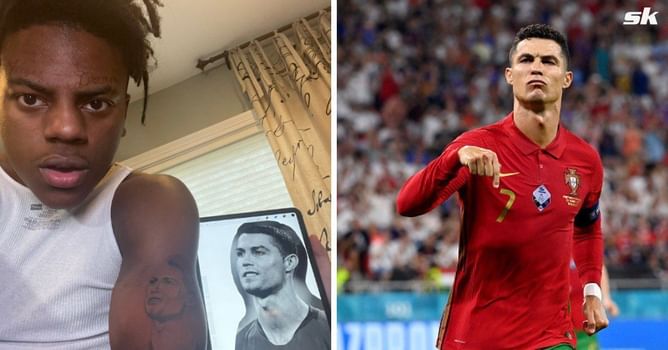 "Part of me for life" - IShowSpeed gets a tattoo of his idol Cristiano Ronaldo