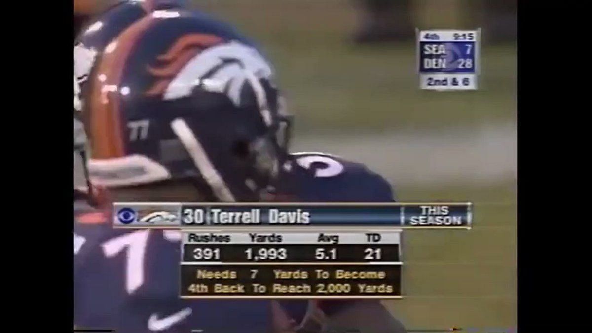 Greatest ever NFL MVPs: 1998 Terrell Davis