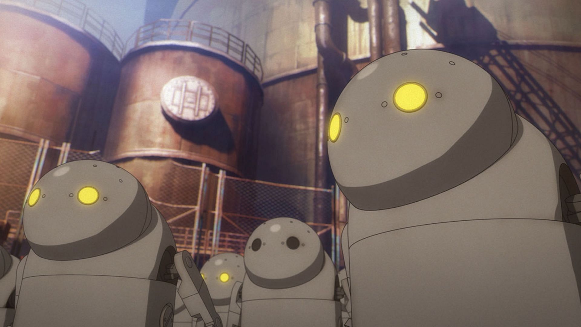 Scene from NieR Automata: Ver1.1a episode 1 preview (Image via A-1 Pictures)