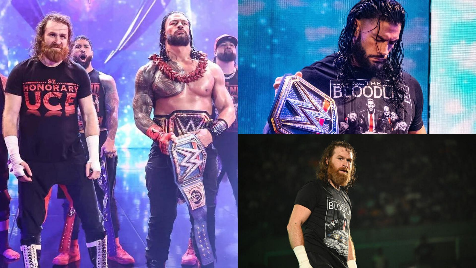 Roman Reigns and Sami Zayn are stablemates in The Bloodline