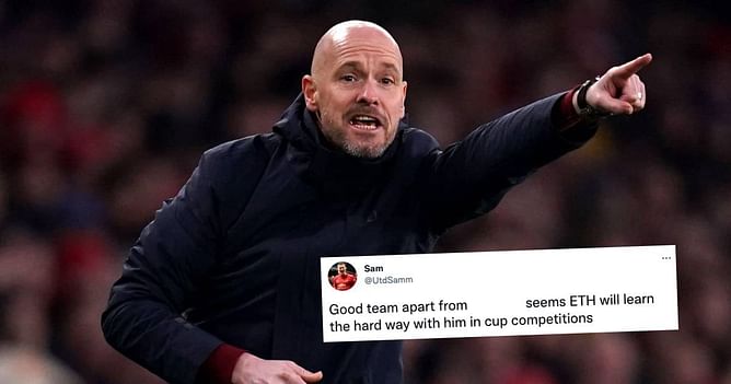 "Such a strange decision", "ETH will learn the hard way" - Manchester United fans cannot believe Ten Hag's decision to hand star player another start